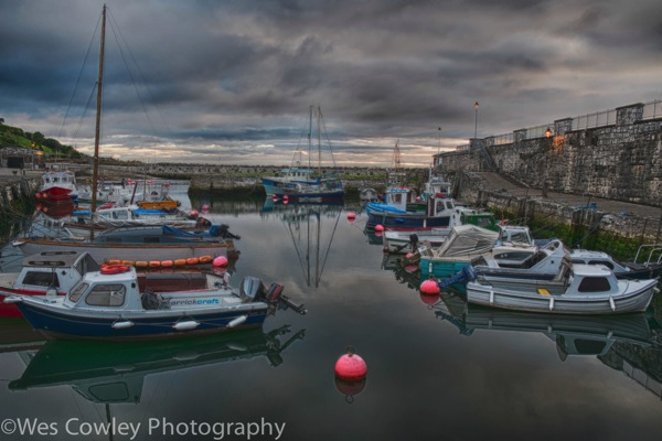 carnlough harbor hdr soft.jpg Carnlough harbor hdr soft