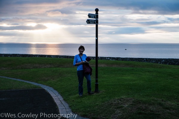 gina by the sign carnlough.jpg Gina by the sign carnlough