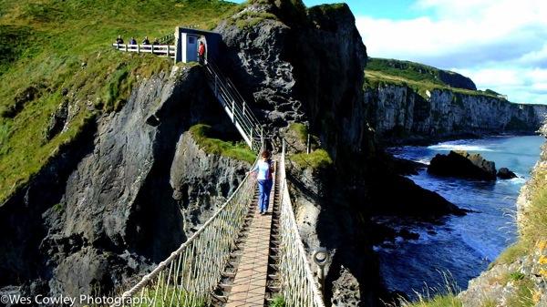 gina on rope bridge.jpg Gina on rope bridge