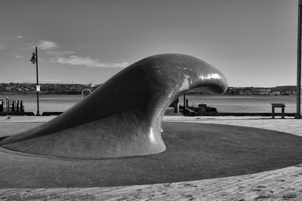 Halifax wave sculpture
