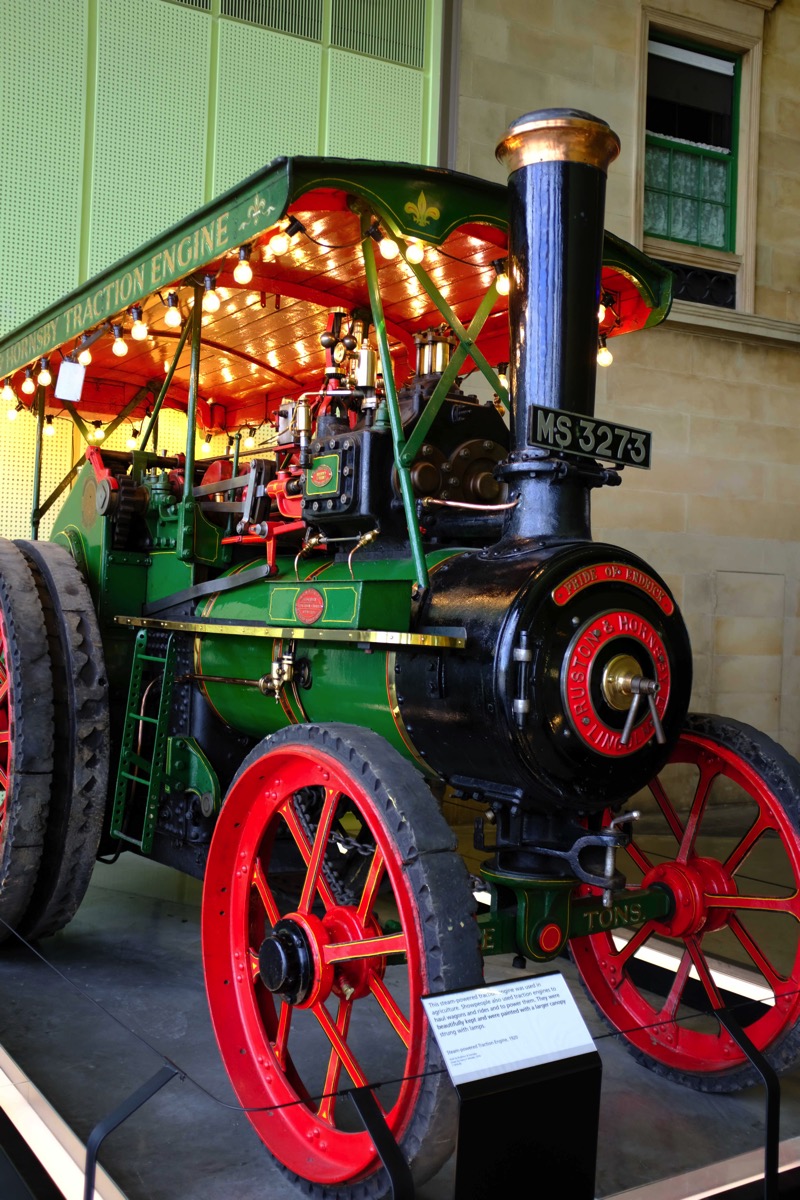 Steam powered tractor