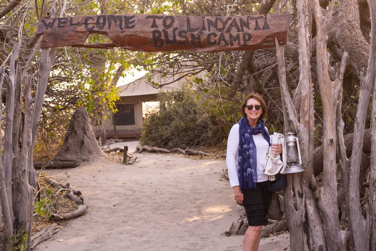 Entrance to Linyanti Camp